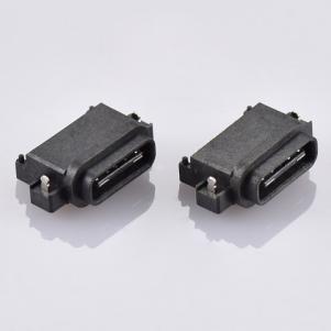 Mid mount USB Type-C 16P IPX7 Waterproof Connector